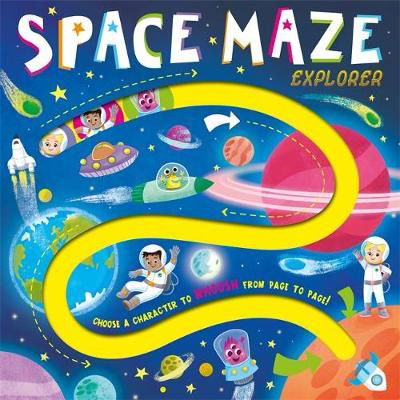 Cover for Igloo Books · Space Maze Explorer - A-Maze Boards (Board book) (2020)