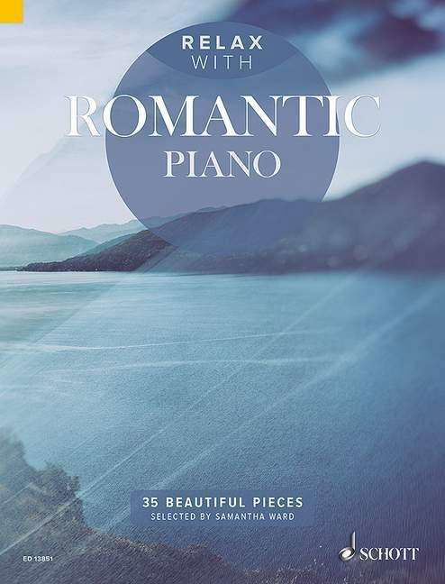 Cover for Relax with Romantic Piano: 35 Beautiful Pieces (Book) (2016)