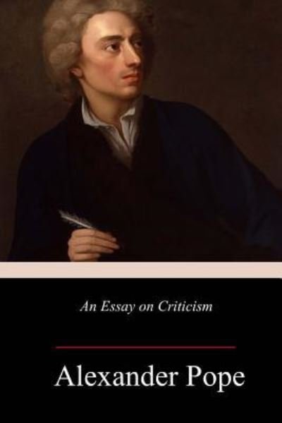 Cover for Alexander Pope · An Essay on Criticism (Taschenbuch) (2018)