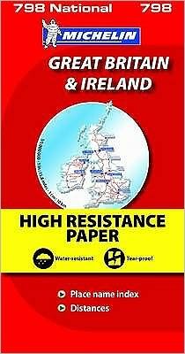 Michelin National Map: Great Britain & Ireland - Michelin - Bøger - Michelin - 9782067137998 - 31. januar 2009