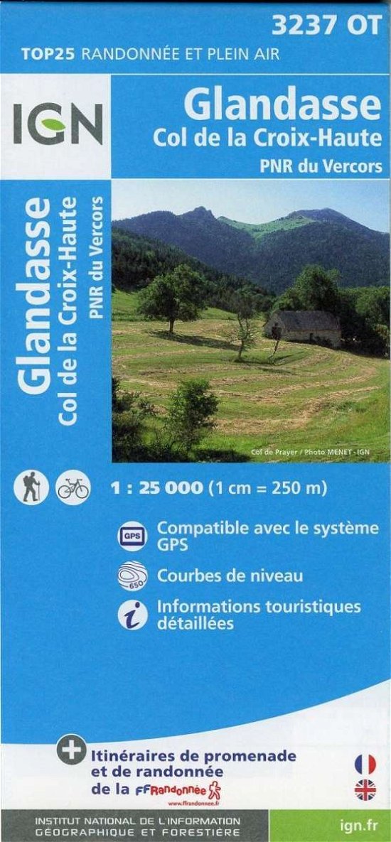 IGN TOP25: Glandasse - Col de la Croix-Haute - Ign - Bøger - IGN - 9782758525998 - 31. marts 2015