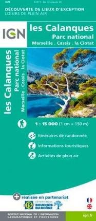 IGN Karte Les Calanques de Marseille (Book) (2017)