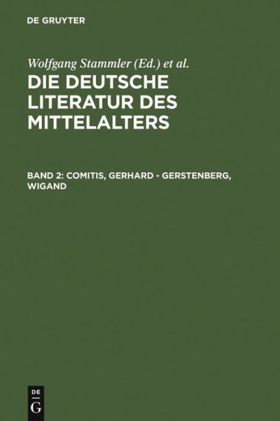 Cover for Christine St Llinger-l Ser · Comitis, Gerhard - Gerstenberg, Wigand (Book) (1980)