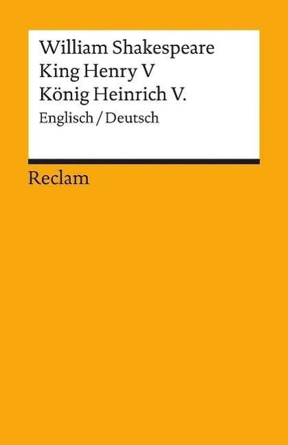 Cover for William Shakespeare · Reclam UB 09899 Shakes.Heinrich V. (Bok)