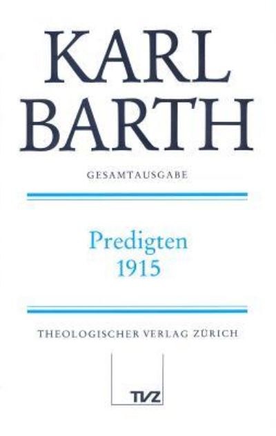 Cover for K. Barth · Gesamtausg.27 Predigten 1915 (N/A) (1996)