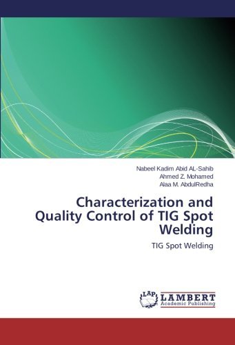 Cover for Alaa M. Abdulredha · Characterization and Quality Control of Tig Spot Welding (Pocketbok) (2013)