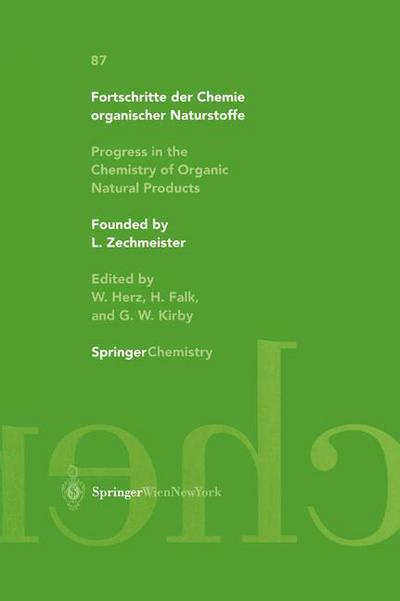 Cover for H. Budzikiewicz · Progress in the Chemistry of Organic Natural Products - Fortschritte der Chemie organischer Naturstoffe   Progress in the Chemistry of Organic Natural Products (Paperback Book) [Softcover reprint of the original 1st ed. 2004 edition] (2012)