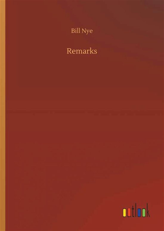Cover for Nye · Remarks (Book) (2018)