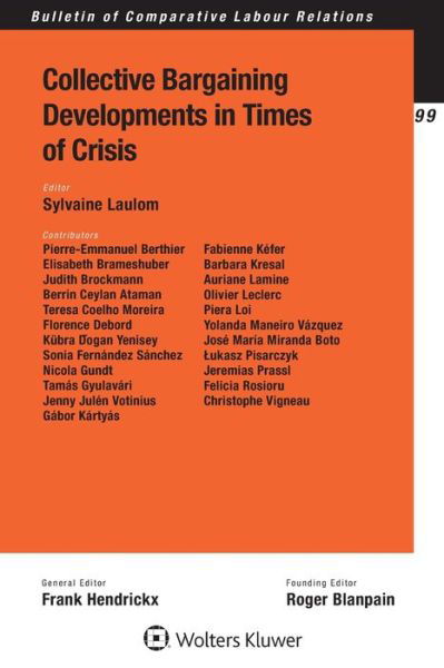 Sylvaine Laulom · Collective Bargaining Developments in Times of Crisis (Gebundenes Buch) (2017)