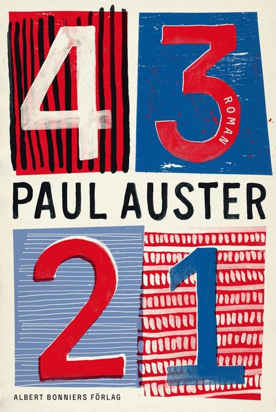 4321 - Paul Auster - Bøker - Albert Bonniers Förlag - 9789100170998 - 2. mars 2018