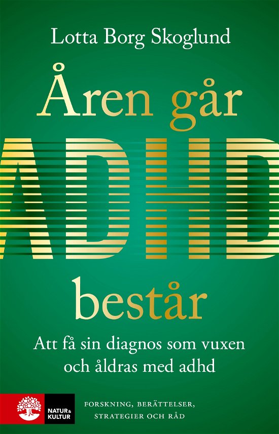 Cover for Lotta Borg Skoglund · Åren går, adhd består : Att få en diagnos som vuxen och åldras med adhd (Inbunden Bok) (2023)