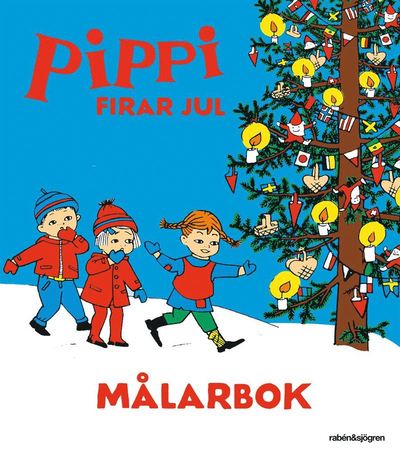 Cover for Astrid Lindgren · Pippi firar jul - Målarbok (Stationery) (2018)