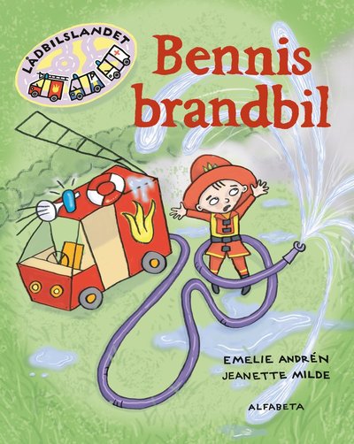 Cover for Jeanette Milde · Lådbilslandet: Bennis brandbil (Gebundesens Buch) (2020)