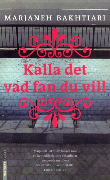 Kalla det vad fan du vill - Marjaneh Bakhtiari - Books - Ordfront Förlag - 9789170371998 - February 13, 2006