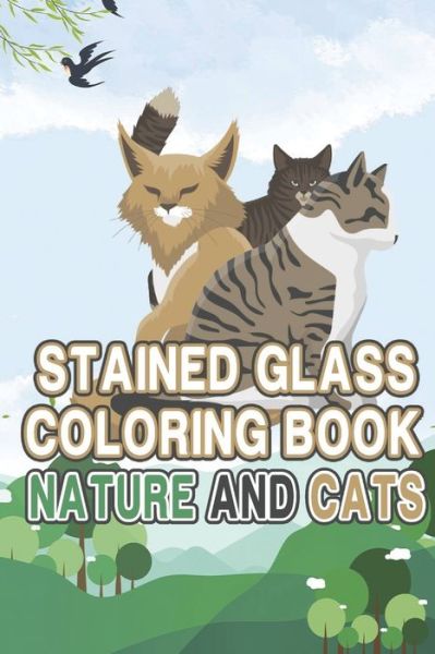 Cover for Magness Laster · Stained glass Coloring book (Paperback Book) (2020)