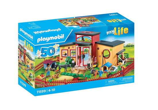 Cover for Playmobil · Tiny Paws Pet Hotel (71599) (Toys)