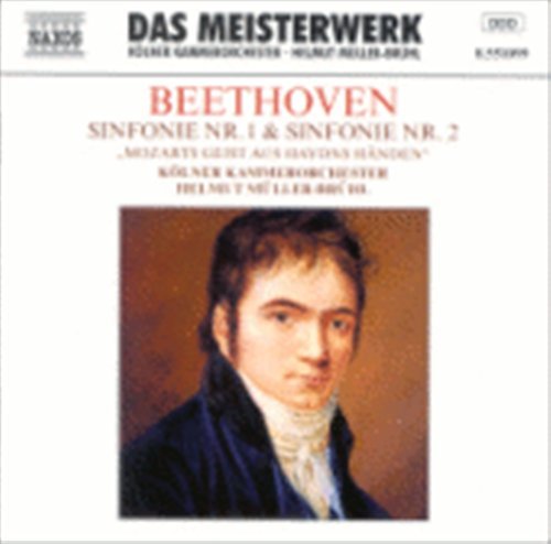 Beethoven: Sinf. Nr. 1 & 2 - Müller-brühl,helmut / Kko - Muziek - Naxos - 4891030510999 - 1 februari 2003