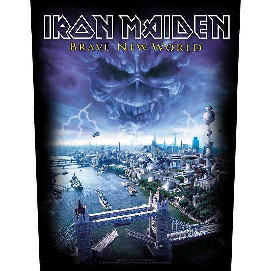 Cover for Iron Maiden · Iron Maiden Back Patch: Brave New World (MERCH) [Black edition] (2019)