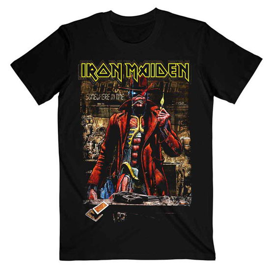 Iron Maiden Unisex T-Shirt: Stranger Sepia - Iron Maiden - Koopwaar - Global - Apparel - 5055979995999 - 14 januari 2020