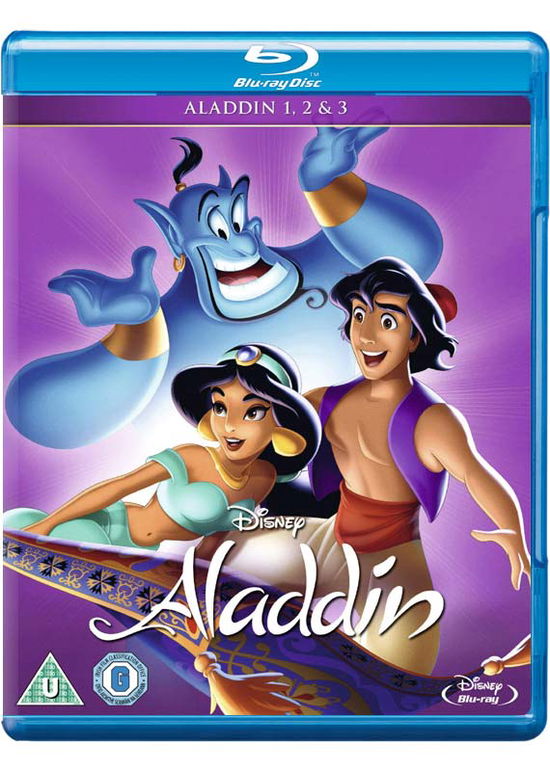 Cover for Aladdin Trilogy · Aladdin 1, 2 &amp; 3 (Blu-ray) (2018)