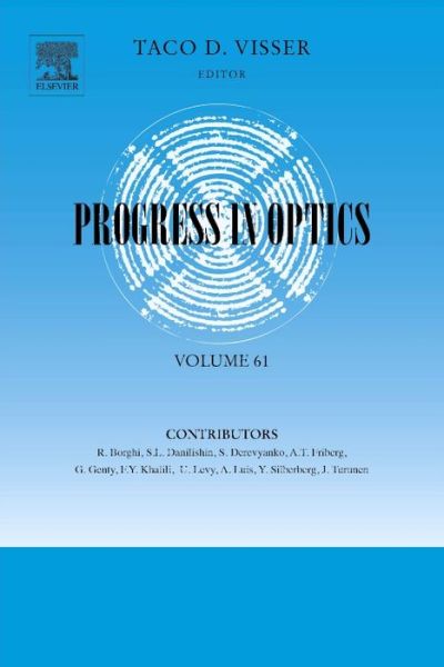 Cover for Visser, Taco (Department of Physics and Astronomy, Vrije Universiteit Amsterdam, Amsterdam, The Netherlands) · Progress in Optics - Progress in Optics (Gebundenes Buch) (2016)