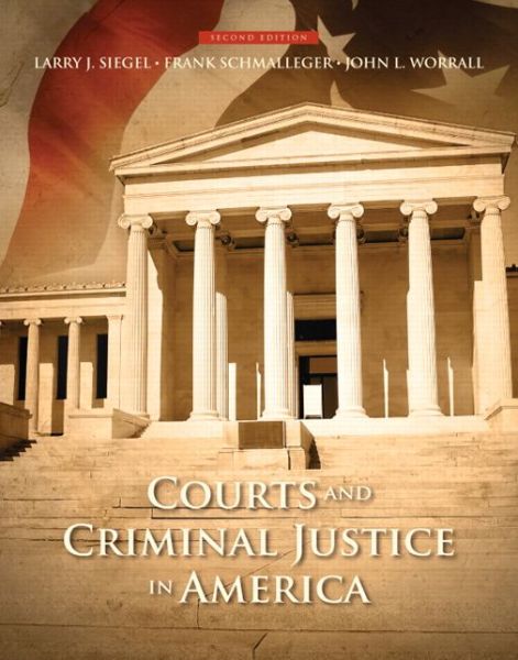 Cover for Siegel · Courts and Criminal Justice in A (Book) (2014)