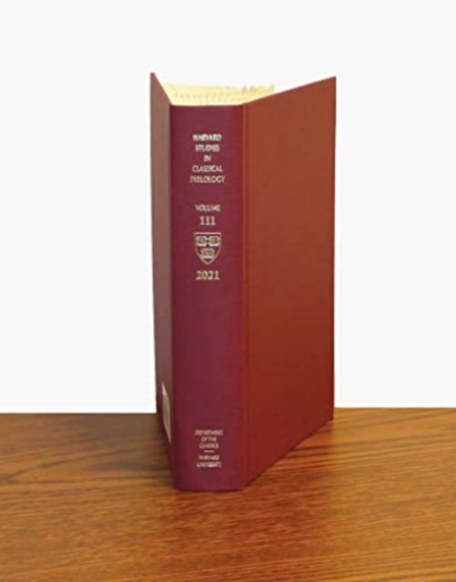 Cover for Richard F. Thomas · Harvard Studies in Classical Philology, Volume 111 - Harvard Studies in Classical Philology (Hardcover Book) (2022)