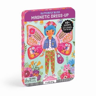 Cover for Mudpuppy · Butterfly Bliss Magnetic Dress-up (GAME) (2025)