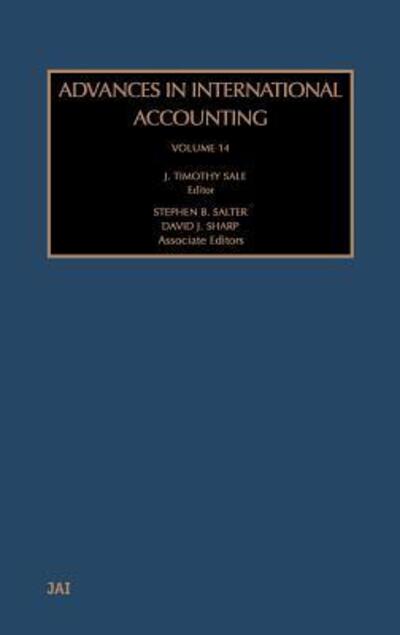 Advances in International Accounting - Advances in International Accounting - Sale - Livres - Elsevier Science & Technology - 9780762307999 - 31 août 2001