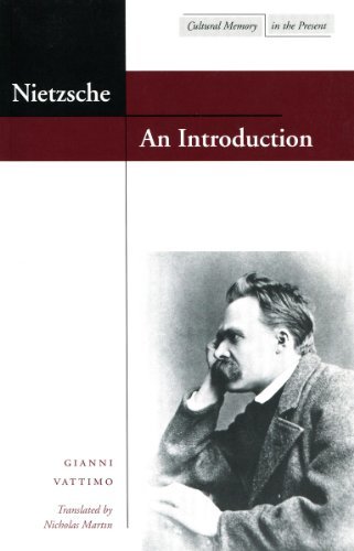 Cover for Gianni Vattimo · Nietzsche: an Introduction (Cultural Memory in the Present) (Pocketbok) (2002)