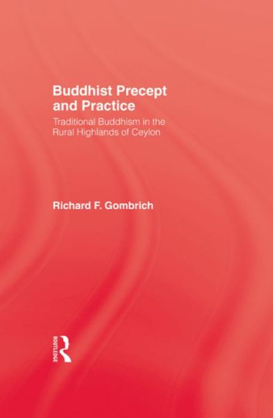 Cover for Richard F. Gombrich · Buddhist Precept &amp; Practice (Taschenbuch) (2016)