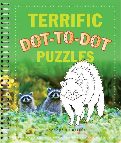 Cover for Conceptis Puzzles · Terrific Dot-to-dot Puzzles (Connectivity) (Spiral Book) [Csm Spi edition] (2014)