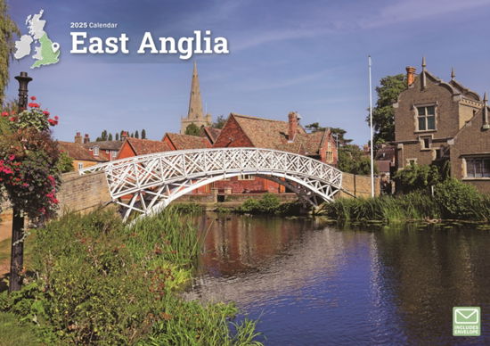 East Anglia A4 Calendar 2025 - Carousel Calendars - Książki - Carousel Calendars - 9781529839999 - 3 maja 2024