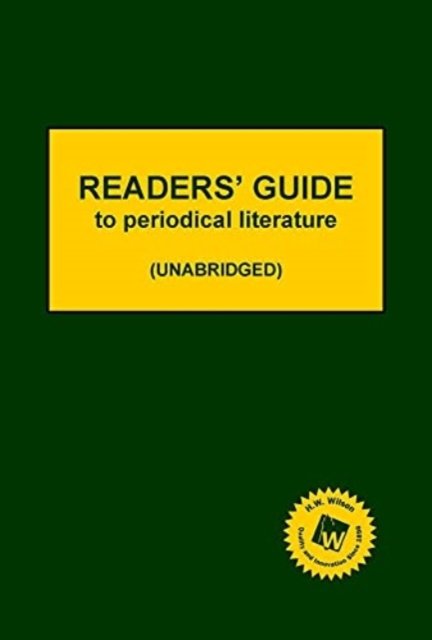 Cover for HW Wilson · Readers' Guide to Periodical Literature (2021 Subscription) (Hardcover Book) (2021)