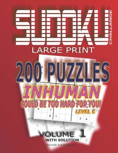 Cover for Norwalk Publishing · Sudoku Puzzles Inhuman (Pocketbok) (2020)