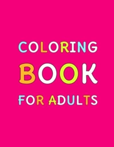 Cover for Arman Publication · Coloring Book for Adults (Paperback Book) (2020)