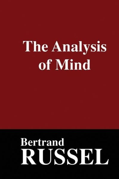 Cover for Bertrand Russel · The Analysis of Mind (Paperback Book) (2019)