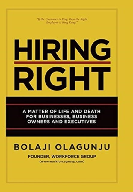 Cover for Bolaji Olagunju · Hiring Right (Hardcover Book) (2019)