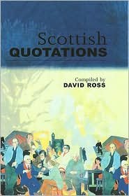 Cover for David Ross · Scottish Quotations (Innbunden bok) (2003)