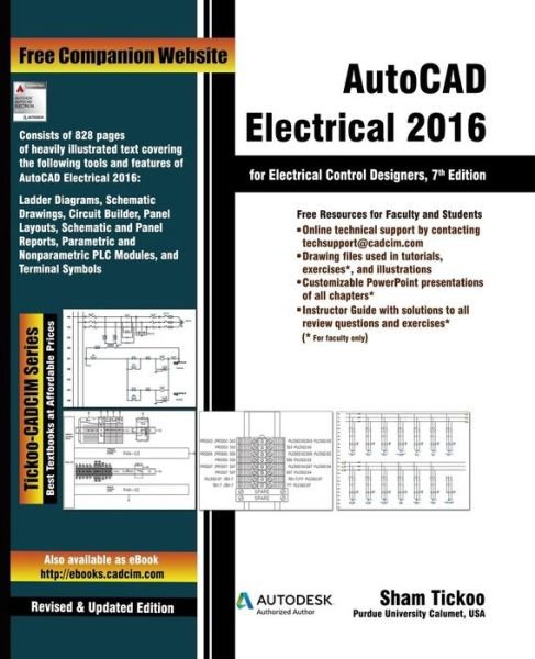 Cover for Prof Sham Tickoo Purdue Univ · AutoCAD Electrical 2016 for Electrical Control Designers (Paperback Book) (2016)