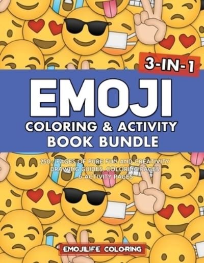 Cover for Emojilife Coloring · Emoji Coloring &amp; Activity Book Bundle (Taschenbuch) (2019)