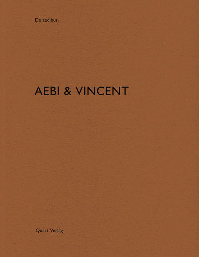 Cover for Heinz Wirz · Aebi &amp; Vincent architecten: De aedibus 84 - De aedibus (Paperback Book) (2020)