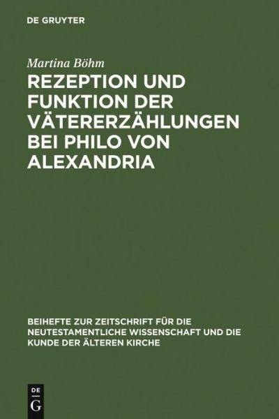 Cover for Böhm · Rezeption und Funktion der Väterer (Bog) [German edition] (2005)