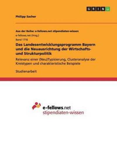 Cover for Sacher · Das Landesentwicklungsprogramm B (Buch) (2016)