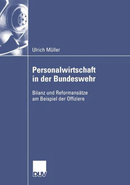 Cover for Ulrich Muller · Personalwirtschaft in der Bundeswehr (Taschenbuch) [2003 edition] (2003)