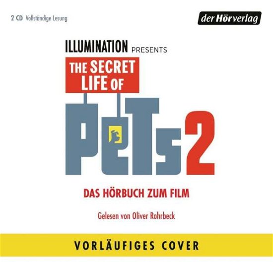 Pets 2,cd - Walt Disney - Musik - DER HOERVERLAG - 9783844529999 - 8. juli 2019