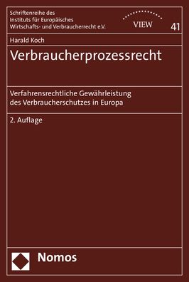 Cover for Koch · Verbraucherprozessrecht (Book) (2019)