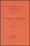 Cover for Rm Frank · The Wisdom of Jesus Ben Sirach: V. (Corpus Scriptorum Christianorum Orientalium) (Paperback Book) (1974)