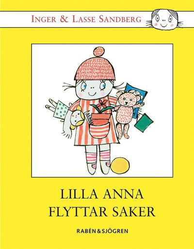 Cover for Inger Sandberg · Lilla Anna flyttar saker (ePUB) (2021)