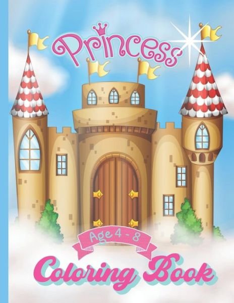 Cover for Kookaburra Publishing · Princess Coloring Book Age 4-8 (Pocketbok) (2020)